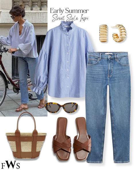 Chemise Loose Fit En Denim Curated On Ltk Classic Style Outfits