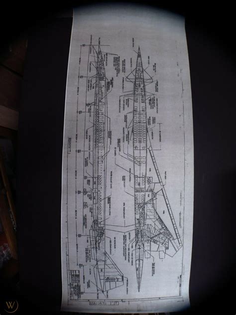 Boeing 2707 2707-200 SST Blueprints Drawings Diagram Plans | #3874075845