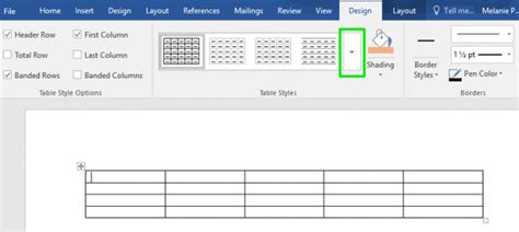 How To Create Table Templates In Microsoft Word Laptop Mag