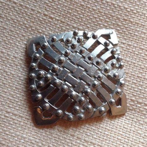 Vintage Liberty Of London Pewter Brooch In Arts And Crafts Etsy Uk