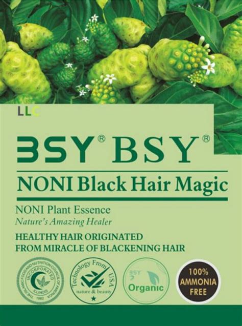 BSY NONI Black Hair Magic 100 Original For Muslims 100 Halal