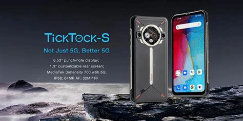 World Premiere Unihertz Ticktock S Rugged 5G Smartphone 8GB 256GB Cell