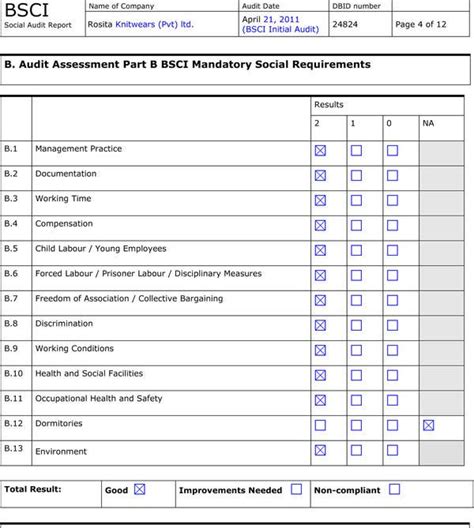 Fire Door Inspection Report Template