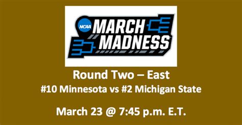 Minnesota vs Michigan State Preview 3/23/19 - Top NCAA Tourney Pick