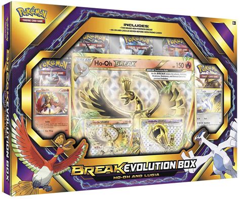 Pokemon Trading Card Game Ho Oh Lugia Break Evolution Box Pokemon Usa