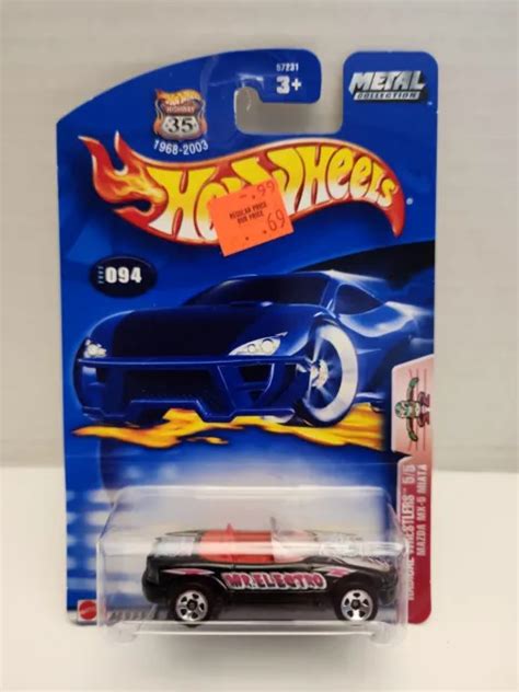 Hot Wheels Radical Wrestlers Mazda Mx Miata Noir Avec