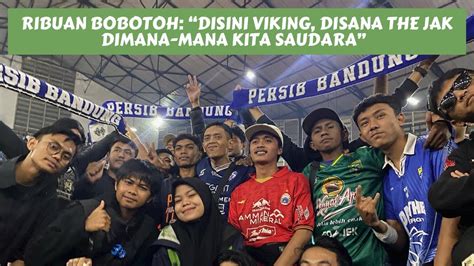 Sesepuh Bobotoh The Jak Pemain Persib Persija Dkk Saling Berpelukan