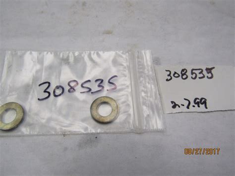 2 NEW OEM OMC EVINRUDE JOHNSON WASHERS 308535 EBay