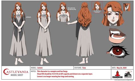 Some Netflix Castlevania Model Sheets Concept Art Rcastlevania