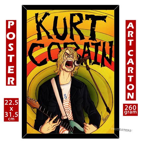 Jual Poster Kurt Cobain Shopee Indonesia