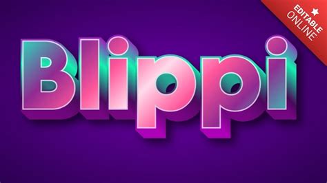 Blippi Text Effect Generator