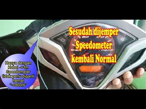 Cara Mudah Memperbaiki SpeedoMeter Honda Vario 125 Mati Total