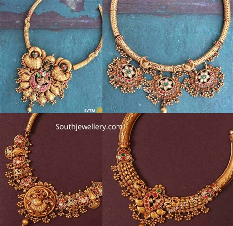 Latest traditional kante necklace designs - Indian Jewellery Designs