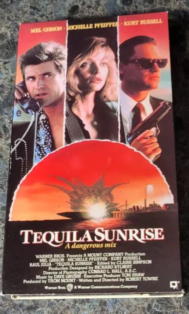 Vhs Tequila Sunrise Mel Gibson Michelle Pfeiffer Kurt Russell