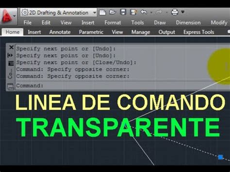 Personalizar Linea De Comando Del AutoCAD YouTube