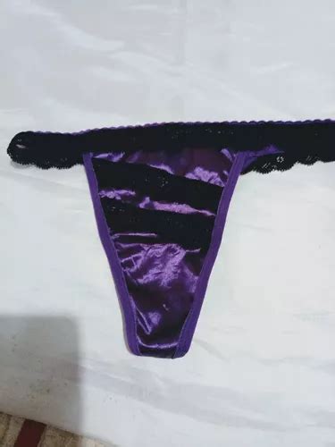 No Ilussion Pantaleta Bikini Tanga Satinada Morada Se Cuotas Sin Inter S