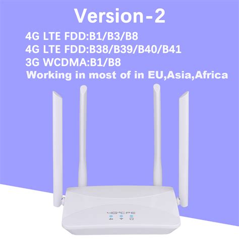 Kuwfi G Lte Cpe Router Mbps G G Sim Rj Wan Lan Modem Support