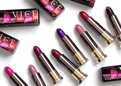 Urban Decay Vice Lipsticks Review Photos Swatches Pandemonium Rock