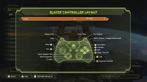 Doom Eternal Xbox One X Default Game Options Gameplay Controller Layouts Video Audio 2020