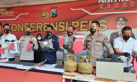 Polres Tuban Ringkus Komplotan Pencuri Baterai Tower BTS BANGSAONLINE