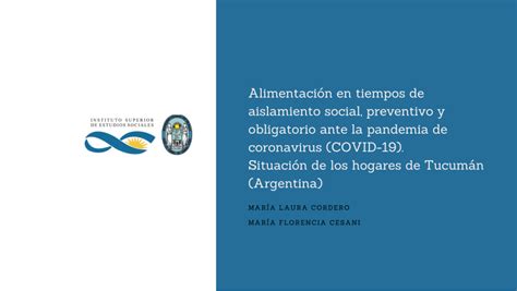 Pdf Alimentaci N En Tiempos De Aislamiento Social Preventivo Y