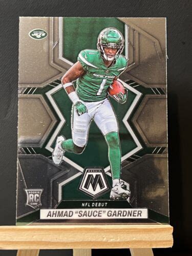 Ahmad Sauce Gardner 2022 Mosaic NFL Debut Base Rookie Card New York