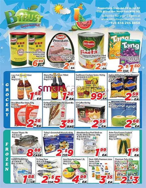 Btrust Supermarket North York Flyer July To