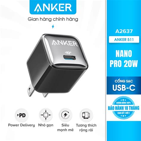 S C Anker Nano Pro W A C Ng Usb C Piq T Ng Th Ch Pd