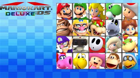 Mario Kart DS Deluxe Roster by Lelan-B-Keeton on DeviantArt