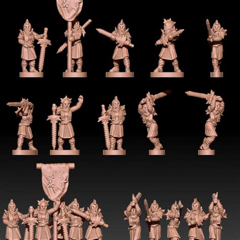 D Printable Army Of Women Soleige Mm For Wargame By Eskice