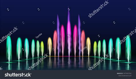 2 Thousand Water Jet Dancing Fountain Royalty Free Images Stock
