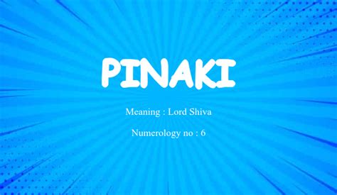 Pinaki Name Meaning