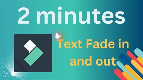 Text Fade In And Out Filmora Part 03 YouTube