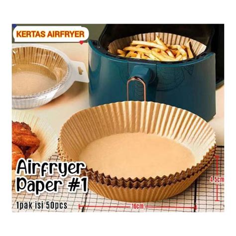 Jual Air Fryer Paper Kertas Alas Baking Airfryer Sekali Pakai Pcs Di