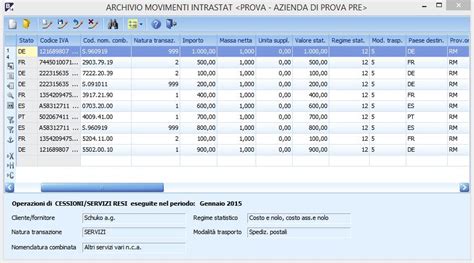 Ga Gestione Movimenti Intrastat