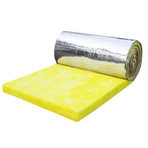 Yellow Roof Thermal Heat Insulation Glass Wool Blanket Soundproof Board Felt Roll China