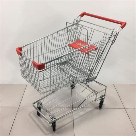 Four Wheel Stainless Steel Shopping Trolley Load Capacity 40 Kg At Rs