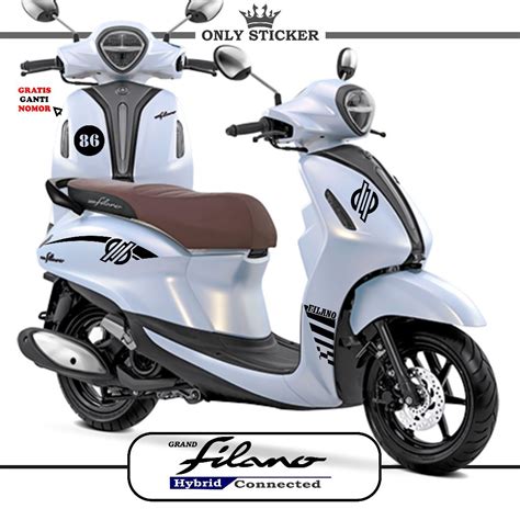 Filano Sticker Cutting Motif Grand Filano Striping Yamaha Grand