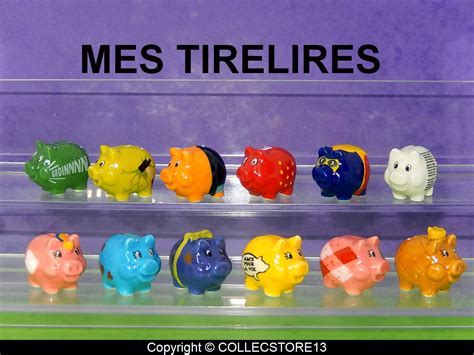 Serie Complete De Feves Mes Tirelires Cochons F Ves De