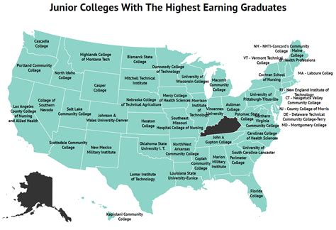 The Junior Colleges With The Highest Earning Graduates In Each State ...