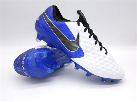 Nike Tiempo Legend 8 Elite FG White Blue – Villegas Footwear