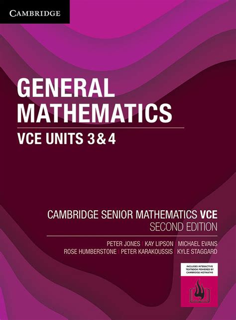 Cambridge Senior Maths Vce General Mathematics Units E