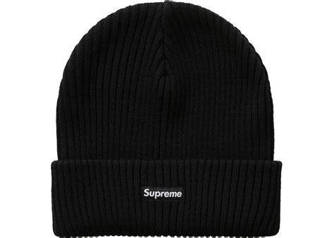 Supreme Wide Rib Beanie Black Fw20 Us