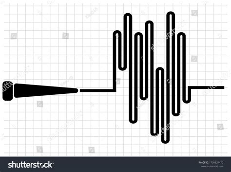 Earthquake Background Seismogram Seismic Measurement Stock Vector Royalty Free 1709324470