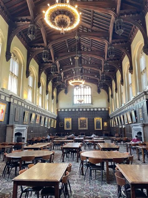 Harry Potter Dining Hall College Aesthetic Walkable City Oxford College