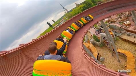 Bobsled Coasters Ride Parc Asterix Europa Park La Trace Du Hourra