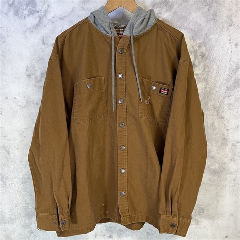 Vintage × Wrangler Wrangler Workwear Jacket Canvas Brown Xl Grailed