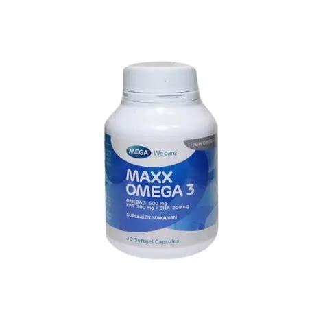 MEGA WE CARE MAXX OMEGA 3 30 KAPSUL LUNAK Kegunaan Efek Samping