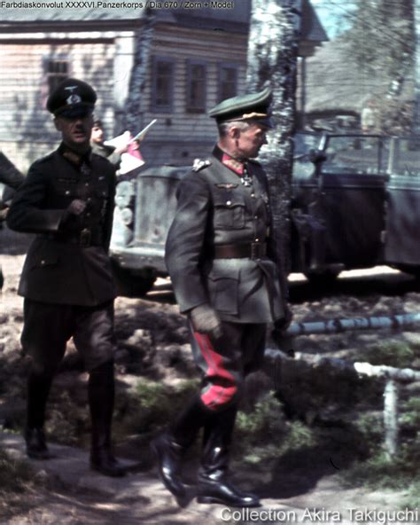 Third Reich Color Pictures Generalfeldmarschall Walter Model