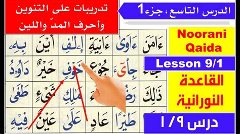 Noorani Qaida Lesson 9 Sukoon In Arabic Huroof E Madd Qaida